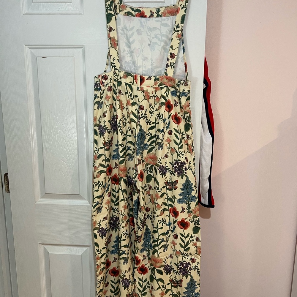 Cider Floral Jumpsuit with Multicolor Design - Picture 3 of 5